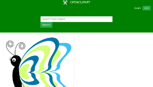 openclipart圖庫：cartoon-butterfly-cv4-資源代表圖