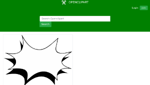 openclipart圖庫：Starburst 003縮圖