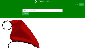 openclipart圖庫：santas cap-資源代表圖