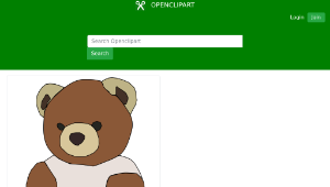 openclipart圖庫：teddy bear-資源代表圖
