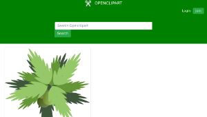 openclipart圖庫：Palm Tree-資源代表圖