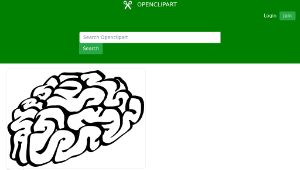 openclipart圖庫：Brain縮圖