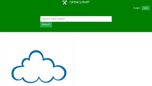 openclipart圖庫：Nube-資源代表圖
