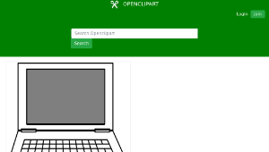openclipart圖庫：Laptop縮圖