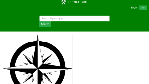 openclipart圖庫：Compass rose-資源代表圖