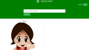 openclipart圖庫：litle girl-資源代表圖