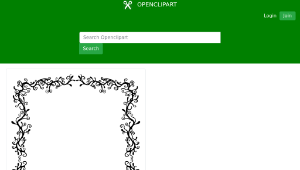 openclipart圖庫：Flourish Border-資源代表圖