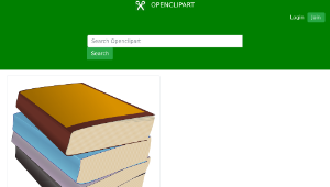 openclipart圖庫：Stack of Paperbacks-資源代表圖