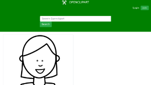 openclipart圖庫：Élève lisant / Student reading縮圖