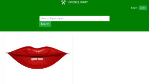 openclipart圖庫：Lips by netalloy