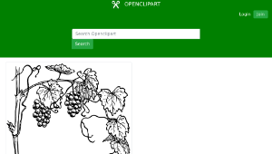 openclipart圖庫：Grapevine 1縮圖