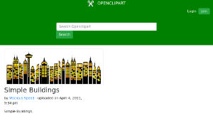 openclipart圖庫：Simple Buildings縮圖