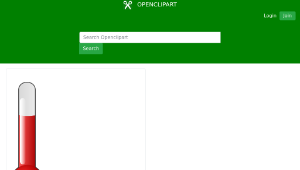 openclipart圖庫：weather icon - hot縮圖