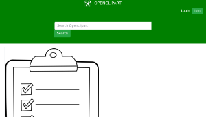 openclipart圖庫：list / liste縮圖