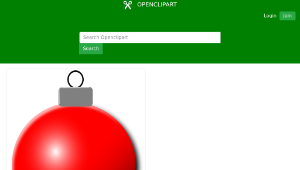 openclipart圖庫：Christmas Ornament-資源代表圖
