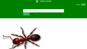 openclipart圖庫：Ant-資源代表圖