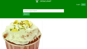 openclipart圖庫：small cake縮圖