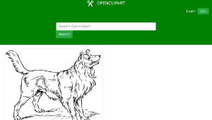 openclipart圖庫：collie dog縮圖
