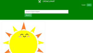 openclipart圖庫：Happy Sun-資源代表圖