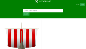 openclipart圖庫：Viking Longship縮圖