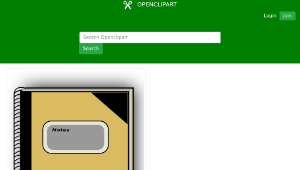 openclipart圖庫：notebook縮圖