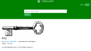 openclipart圖庫：key-資源代表圖