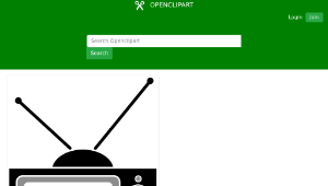 openclipart圖庫：simple television-資源代表圖