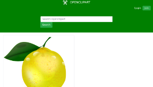 openclipart圖庫：lemon photorealistic縮圖