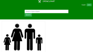 openclipart圖庫：A family of friendly graphics-資源代表圖