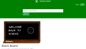 openclipart圖庫：Black Board-資源代表圖