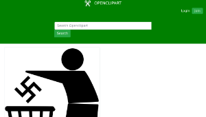 openclipart圖庫：keep nazis outside縮圖