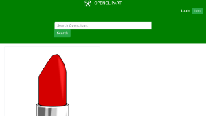 openclipart圖庫：Lipstick-資源代表圖