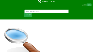 openclipart圖庫：magnifying glass-資源代表圖