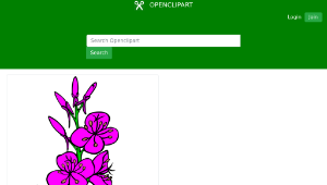 openclipart圖庫：KU epilobium angustifolium-資源代表圖