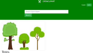 openclipart圖庫：Trees-資源代表圖
