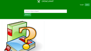 openclipart圖庫：Books with question mark-資源代表圖