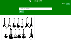 openclipart圖庫：guitars