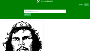 openclipart圖庫：Jew Guevara (by Latuff)-資源代表圖