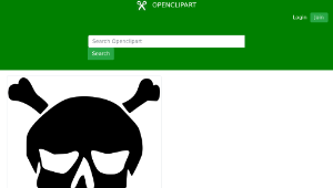 openclipart圖庫：Skull 03縮圖