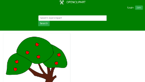openclipart圖庫：Apple Tree縮圖