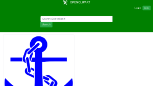 openclipart圖庫：Fouled Anchor-資源代表圖