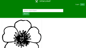 openclipart圖庫：buttercup flower縮圖