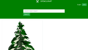 openclipart圖庫：Winter Tree 1-資源代表圖