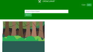 openclipart圖庫：Forest scene-資源代表圖