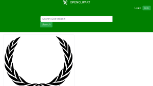 openclipart圖庫：laurel wreath縮圖