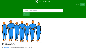 openclipart圖庫：Teamwork縮圖