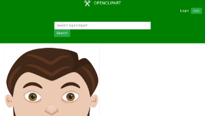 openclipart圖庫：Male cartoon avatar -資源代表圖