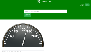 openclipart圖庫：speedometer-資源代表圖
