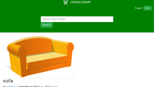 openclipart圖庫：sofa-資源代表圖