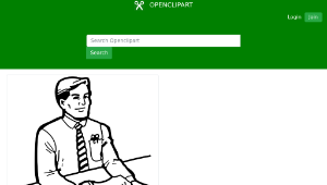 openclipart圖庫：mathematician